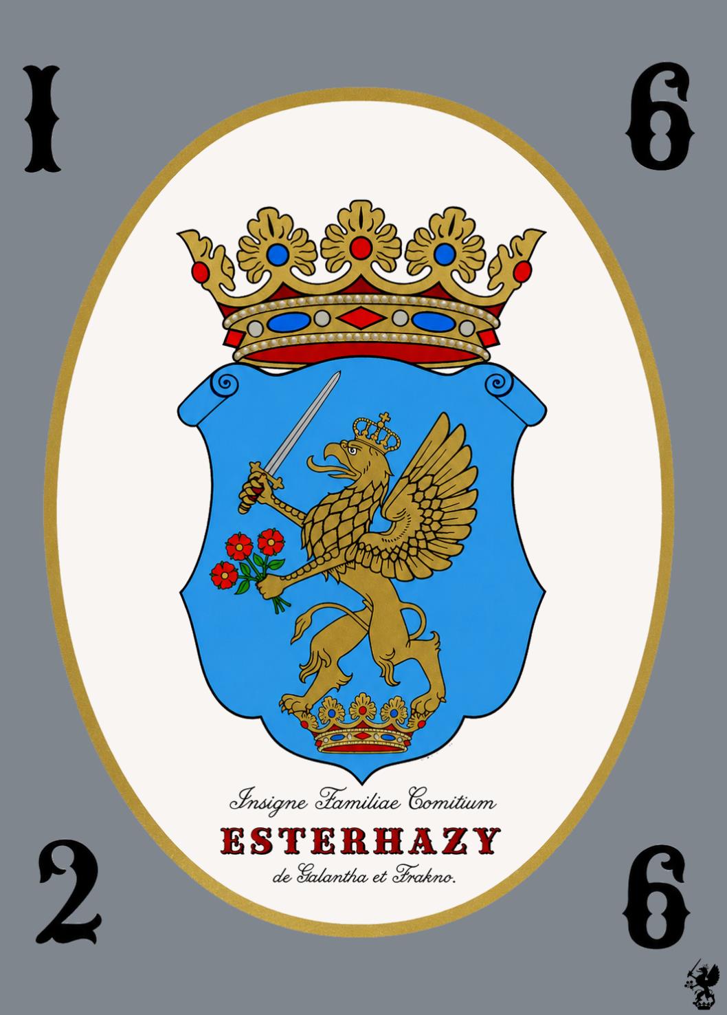 Erb rodu Esterházy – maľba Nikolausa Paula Esterházyho