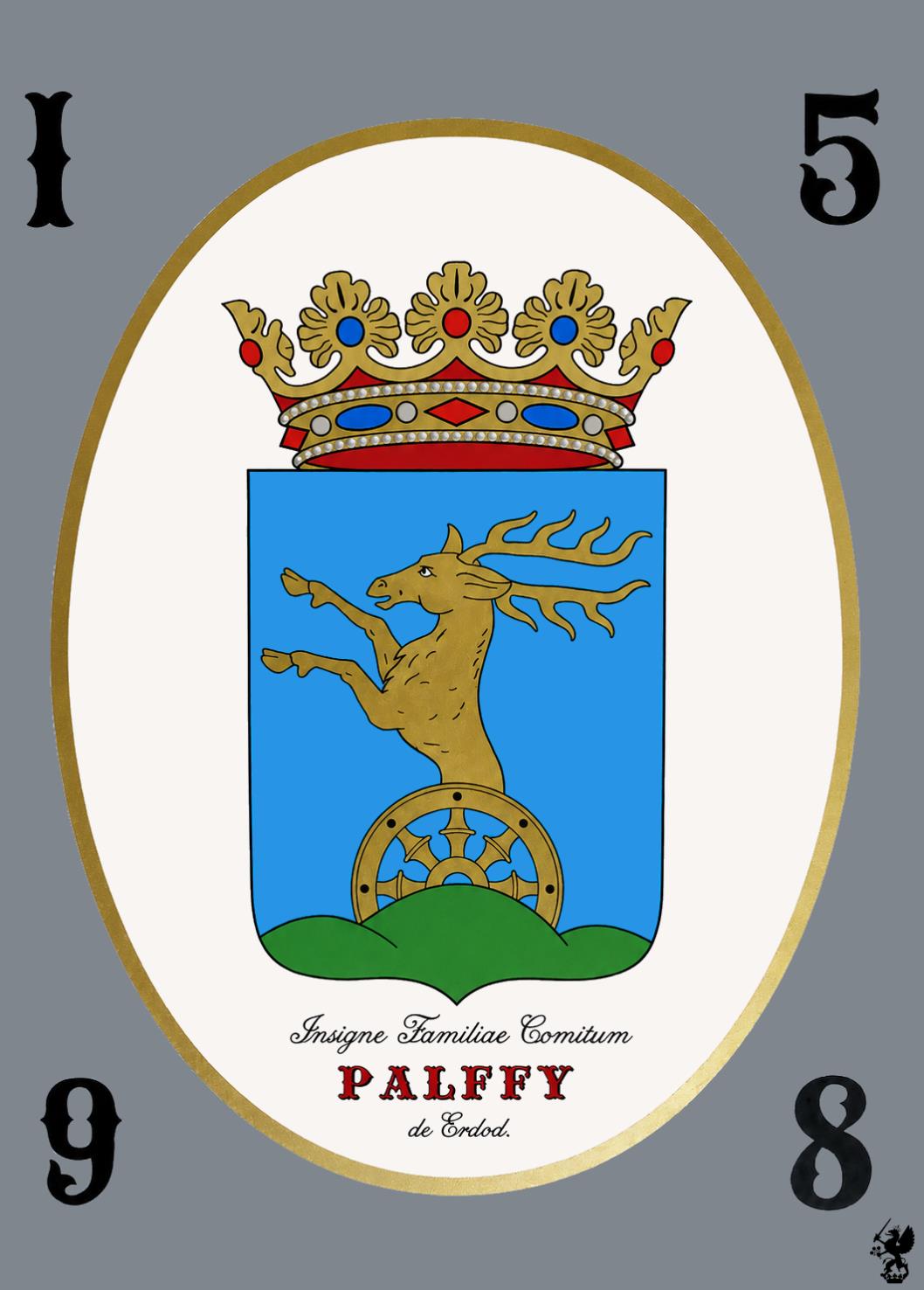 Erb rodu Pálffy – maľba Nikolausa Paula Esterházyho