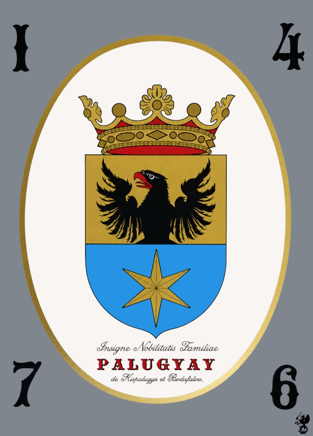 Erb rodu Palugyay – maľba Nikolausa Paula Esterházyho